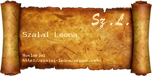 Szalai Leona névjegykártya